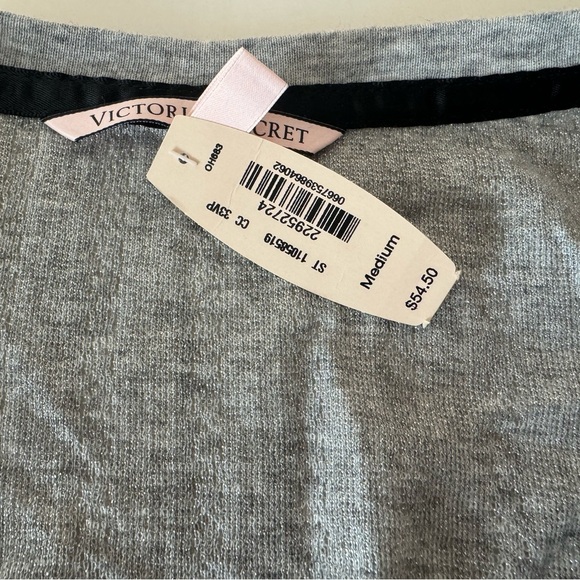 VICTORIA'S SECRET Henley Cotton Shirt. Long sleeve. Sparkle. NWT. Size: Medium - Picture 5 of 7